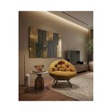 AVYNA Cassento™ Modern Tasarım Berjer | Premium Relax Tekli Koltuk - Hardal