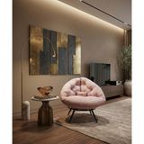 AVYNA Cassento™ Modern Tasarım Berjer | Premium Relax Tekli Koltuk - Pembe