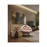 Avyna Cassento™ Modern Tasarım Berjer | Premium Relax Tekli Koltuk - Toz Pembe