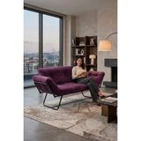 AVYNA Katlanır Yataklı Ikili Kanepe | Mekanizmalı Çekyat Koltuk | Premium Çekyat - Luxury ve Modern Tasarım - Mor