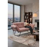AVYNA Katlanır Yataklı Ikili Kanepe | Mekanizmalı Çekyat Koltuk | Premium Çekyat - Luxury ve Modern Tasarım - Pembe