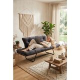 AVYNA Lüks Mekanizmalı Yataklı Kanepe | Kolları Açılan Ikili Koltuk | Milano Tasarım | Ergonomik - Füme