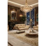 AVYNA MONARCHA™ Deluxe İkili Yataklı Koltuk | Mekanizmalı Çekyat | Modern & Prestij Serisi - Tay Tüyü