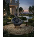 AVYNA Nordic Füme Modern Berjer – Geniş Oturumlu Konforlu Tekli Koltuk | Kitap Okuma & Relax Chair