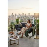 AVYNA Royal Blue Luxe Katlanır Yataklı Kanepe – Mekanizmalı Ikili Füme Çekyat, Premium Konfor