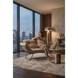 AVYNA Royal Blue Luxe Katlanır Yataklı Kanepe – Mekanizmalı Ikili Krem Çekyat, Premium Konfor