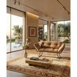 AVYNA Varelux™ Comfortmotion Kanepe | Açılır Kollu Premium Çekyat | Ikili Yataklı Koltuk - Kahverengi
