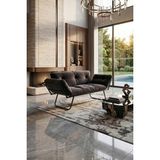 AVYNA Velarıs™ Comfortbed Ikili Kanepe | Mekanizmalı Yataklı Premium Çekyat - Üst Segment Konfor - Füme