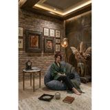 AVYNA Vıonex™ Relax Lounge Koltuk | Tv, Oyun & Playstation Uyumlu Yer Minderi Armut Koltuk - Füme