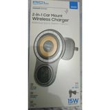 Aw20 2İn1, 15 Watt Havalandırma İçin Kablosuz Şarjlı & Telefon Tutucu