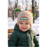 Aware Time 1-4 Yaş Erkek Çocuk Figürlü İçi Polarlı Bere