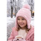 Aware Time 4-8 Yaş Kız Çocuk Figürlü İçi Polarlı Bere