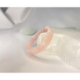 Awdoy PEMBE KUVARS DOĞALTAŞ ROLEX KESİM BİLEKLİK