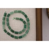 Awdoy SİLİNDİR KÖŞELİ KESİM AVENTURİN 8X11 MM DOĞAL TAŞ DİZİ- YÜKSEK KALİTELİ DOĞAL TAŞ
