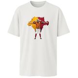 AWE Gala Icardi Fotoğraf Baskılı Unisex Relax Fit (Hafif Bol Kalıp) Tişört/Tshirt -%100 Pamuk - DTF Baskı(0020,Beyaz,XXL)