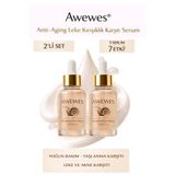 awewes Salyangoz Özlü Anti Aging Serum 30 ml –Kolajen.Retinol.Niacinamide & Penthenol 6 Aktif 2'li Set