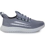 Awidox Rahat, Hafif, Ortopedik, Yazlık, Bağcıklı, Fileli Sneaker Spor Ayakkabı - Füme - Buz