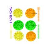 Awion Lavabo Pisuvar Süzgeci Koku Giderici 6 Adet Tanışma Paketi - Bahar Kokusu - Mango - Limon Kokusu