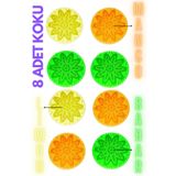 Awion Lavabo Pisuvar Süzgeci Koku Giderici 8'Li Paket - Bahar Kokusu - Mango Kokusu - Limon Kokusu