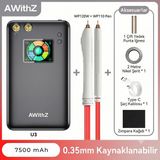 Awithz U3 7500MAH LCD Ekranlı Nokta Kaynak Pil Punta Kaynak Makinesi