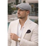 awix Erkek %100 Pamuk Keten Yazlık 8 Parça Keten Peaky Blinders still Kasket