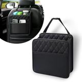 awlbed 1 Adet Araba Koltuğu Sırt Saklama Çantası, 25 cm x 8 cm Deri Çizilmeye Dayanıklı Düzenleyici, Doku Cep Telefonları Su Şişeleri için, Elastik Kayış Kurulumu Asılı Depolama, Arabalar için