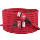 Awnuwuy 240W 15FT USB C - USB C Kablosu Naylon Örgülü USB Tip-C Kablosu Hızlı Şarj iPhone15/Pro/Plus/Pro Max, Samsung Galaxy S24 S23, MacBook Pro/Air,iPad Pro/Hava/Mini 6, iMac, Dell XPS, Anahtar Kırmızı