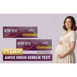 Awox %99.8 Kesin Sonuçlu 2'li Erken Gebelik Testi Kadınlar İçin Kolay Kullanım