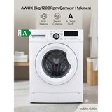 Awox AWX80 8205 AEW Çamaşır Makinesi