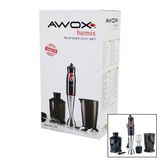 Awox Barmix 3İn1 Blender Seti Çelik 2Li Mikser Çelik Rondo Bıçak Çelik 4 Kanatlı Bıçak 1000W (5314)