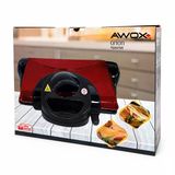 Awox Orion Kırmızı 8 Dilim Elektrikli Teflon Tost Makinesi - 180° Izgara 6 Kademe Isı Ayarı 1800W (5680)