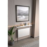 AWOX Violet Minimalist Metal Ayaklı Dar Dresuar Dekoratif Petek Üstü Dresuar 90 Cm