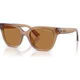 Ax 4164SU 839673 53 Armani Exchange Güneş Gözlüğü - Kahve - Şeffaf