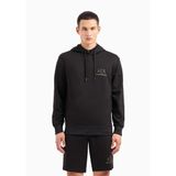 A|X ARMANI EXCHANGE Erkek Altın Balta Kazak Hoodie Sweatshirt, Siyah, S