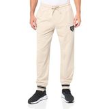 A|X ARMANI EXCHANGE Erkek Collegiate Kapsül Rugby Çizgili İpli Fransız Terry Fleece Eşofman Altı, Gümüş Astar, S