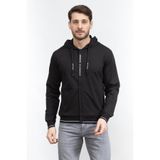 A｜X Armanı Exchange Erkek Fermuarlı Sweatshirt,Siyah Xs