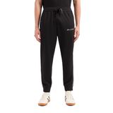A|X ARMANI EXCHANGE Erkek İmza Logo Streç Poli Viskon Jogger Pantolon, Siyah, XL