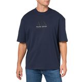 A|X ARMANI EXCHANGE Erkek Sınırlı Milano Edition Comfort Fit Logo Tişört, Gece Gökyüzü, S
