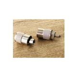 Axe Antenna 2 Adet Sırtel Super Santiago 1200 Halk Bandı Mobil Anten Için Pl-259 Uhf Metal Konnektör Rg-58