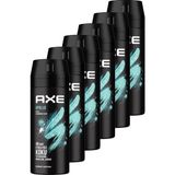 Axe Apollo 150 ml Erkek Deodorant Sprey 6 Adet Ferahlatıcı Koku ile Tüm Gün Süren Koruma