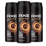Axe Dark Temptation 150 ML 3 Adet Erkek Sprey Deodorant