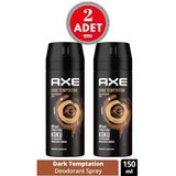 Axe Dark Temptation Deo Spray 150Nl+Clear Cool Sport Menthol Şampuan180ml