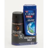 Axe Dark Temptation Pudrasız Ter Önleyici Leke Yapmayan Erkek Sprey Deodorant 150 ml + Clear Şampuan 180 ml