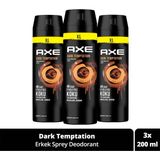 Axe Dark Temptation XL 3x200 ml Erkek Sprey Deodorant