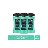 Axe Duş Jeli Aqua Bergamot 3 x 300 ML