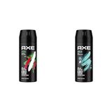 Axe Erkek Deodorant & Bodyspray Africa 48 Saat Etkileyici Koku (150 ml) ve Axe Erkek Sprey Deodorant Apollo 48 Saat Etkileyici Koku Vücut Spreyi 150 ml