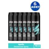 Axe Erkek Deodorant & Bodyspray Apollo 48 Saat Etkileyici Koku 150 Ml 6 Adet
