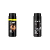 Axe Erkek Deodorant & Bodyspray Dark Temptation 48 Saat Etkileyici Koku 200 ml ve Axe Erkek Deodorant & Bodyspray Black 48 Saat Etkileyici Koku (150 ml)