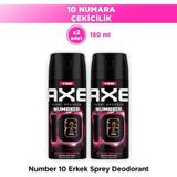 Axe Erkek Deodorant Number 10 Ferah Koku Sprey 150 ml Sınırlı Üretim X2