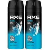 Axe Erkek Deodorant Sprey Ice Chill 150 ml 2li paket